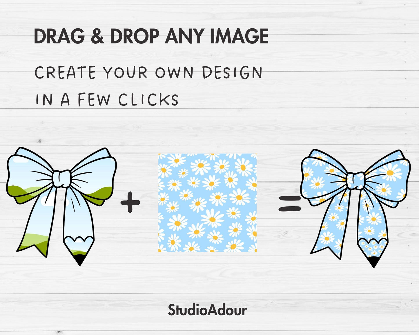 Pencil Coquette Bow Editable Canva Template, Easy Drag and Drop, Coquette Bow Sublimation, Bow Canva Frame, Teacher Shirt, Back to School