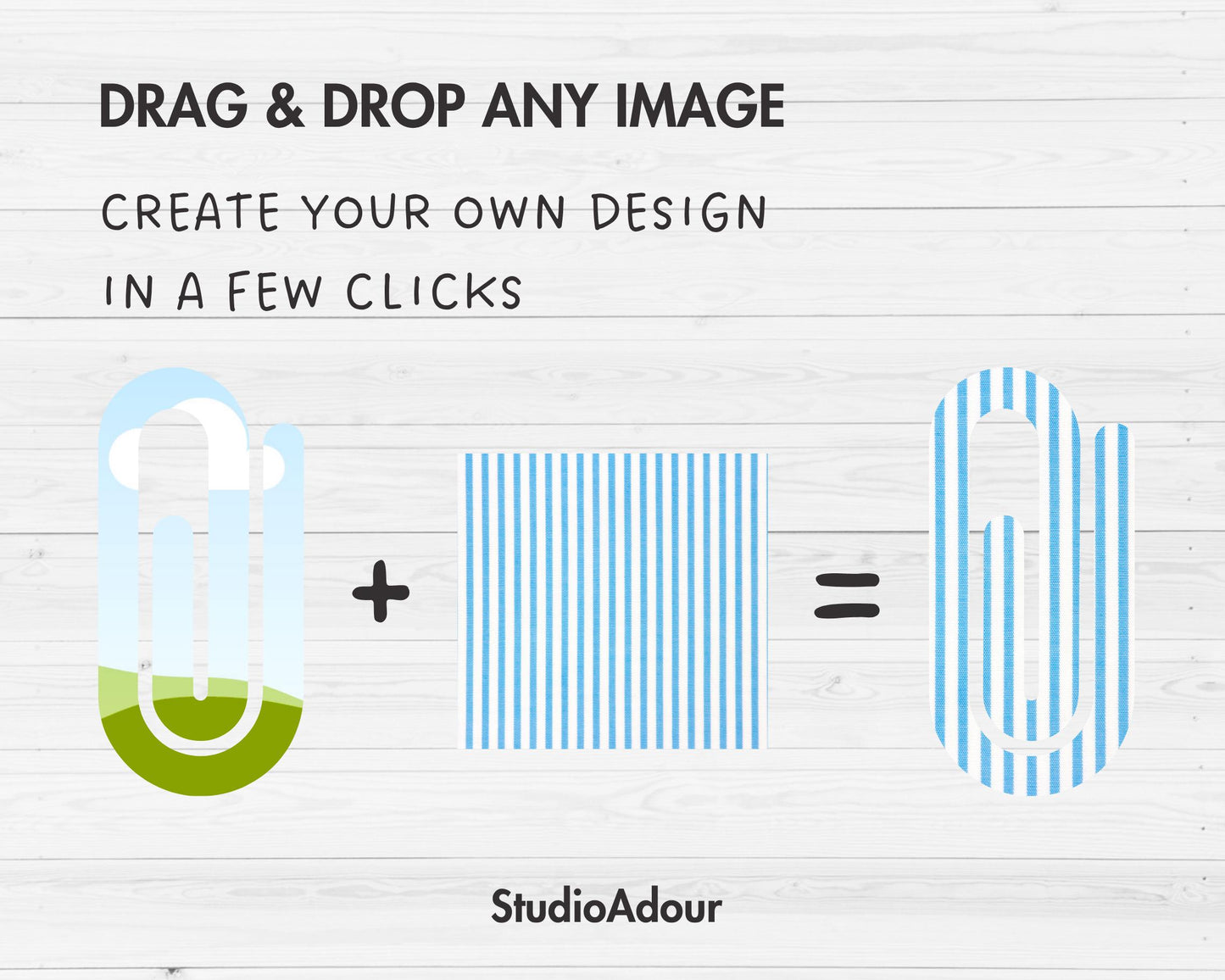 Jumbo Paperclip Editable Canva Template, Easy Drag and Drop, Jumbo Paperclip Sublimation, Paperclip Bookmark Template, Canva Frames Bundle
