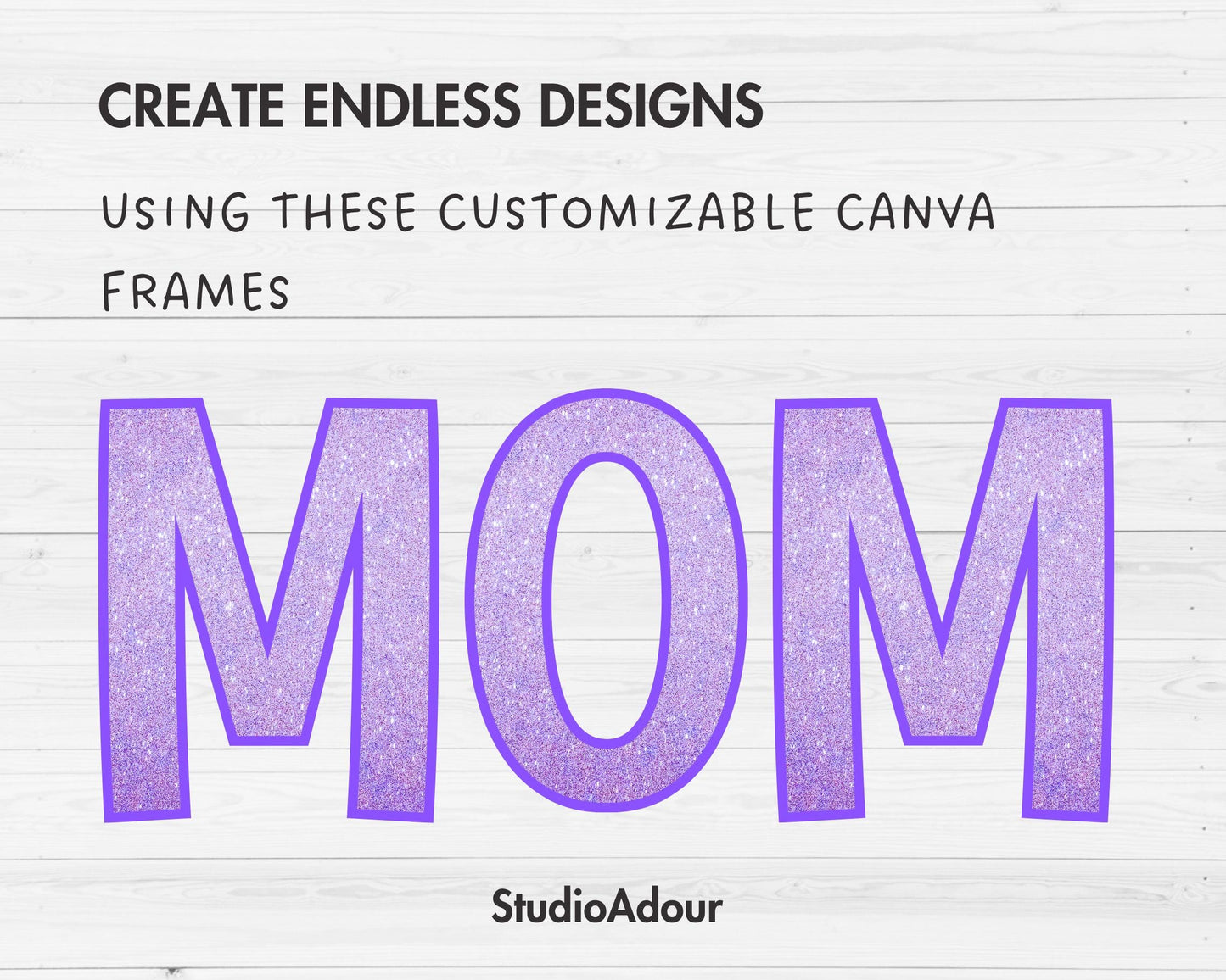 Design Your Own Doodle Letters on Canva, Doodle Alphabet Canva Template, Drag and Drop, Editable Canva Font, Canva Frames Bundle, Letter PNG