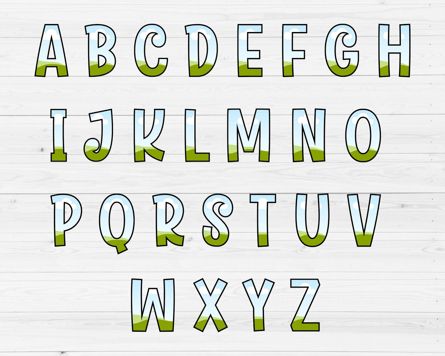 Design Your Own Doodle Letters on Canva, Doodle Alphabet Canva Template, Drag and Drop, Editable Canva Font, Canva Frames Bundle, Letter PNG