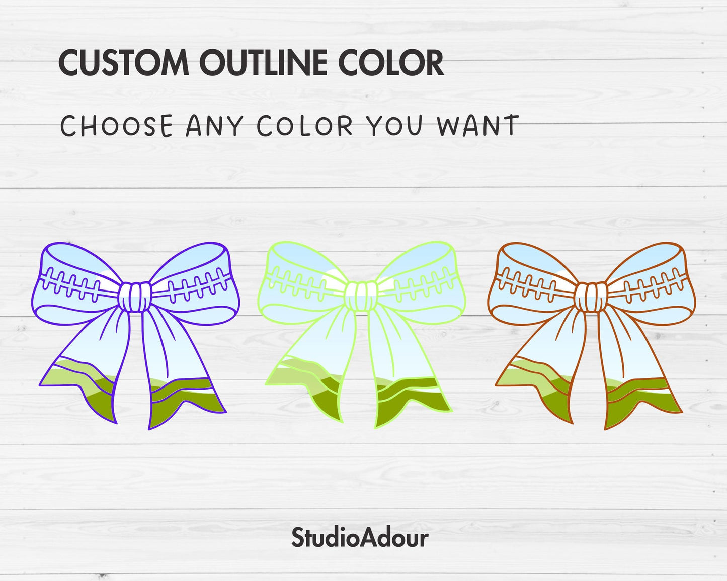 American Football Coquette Bow, Drag and Drop, Editable Football Bow Canva Template, Sublimation Game Day, Canva Frames Bundle, Sport Bow