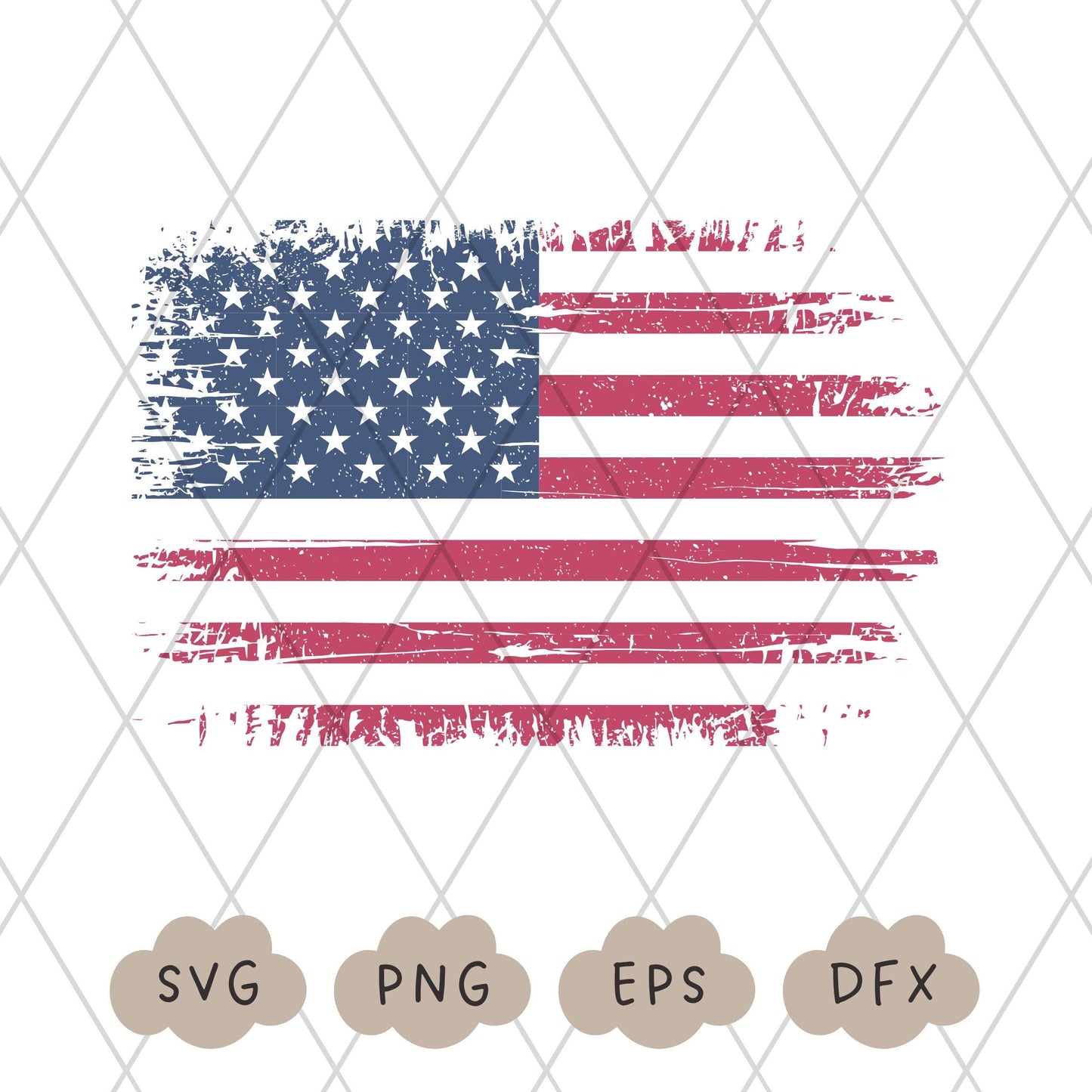 USA Flag Svg, Grunge US Flag PNG, American Flag Distressed, Patriotic Flag, Army Flag, Cricut Svg, Sublimation Design, Commercial Use