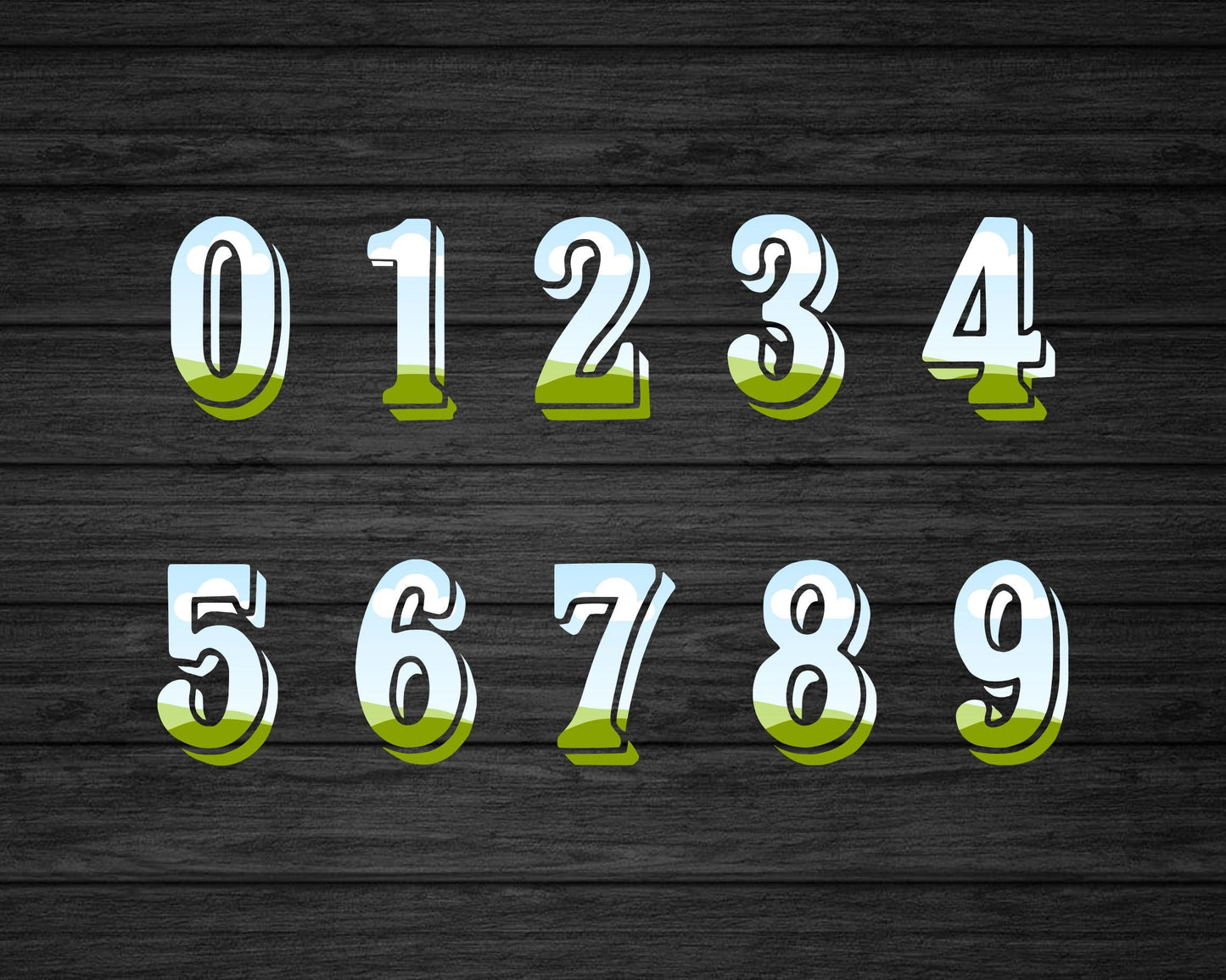 Design Your Own Western Alphabet on Canva, Editable Canva Letters & Numbers, Easy Drag and Drop, Retro Letters, Vintage Canva Font Template