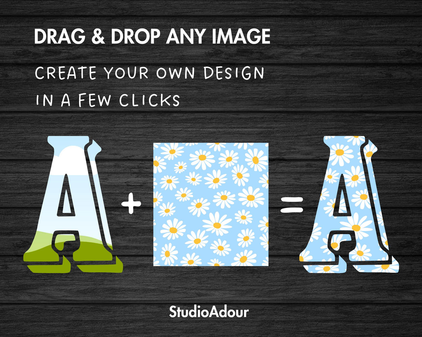 Design Your Own Western Alphabet on Canva, Editable Canva Letters & Numbers, Easy Drag and Drop, Retro Letters, Vintage Canva Font Template