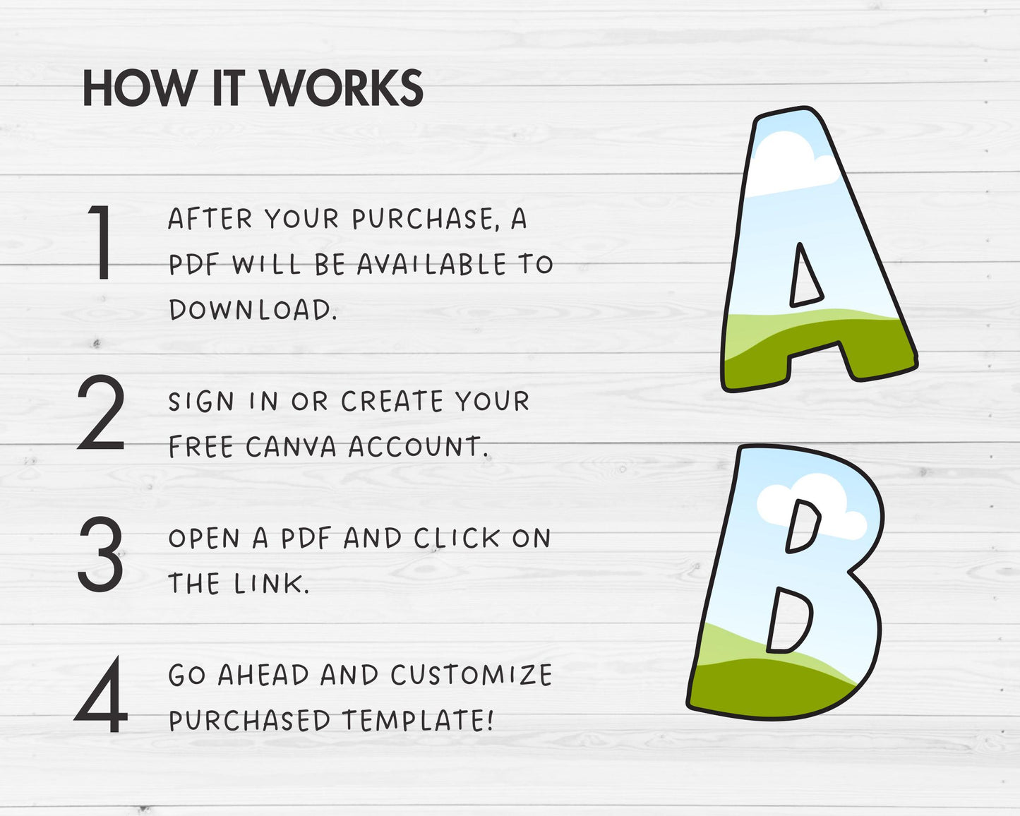 Doodle Alphabet Canva Template, Handwritten Doodle Letters, Drag and Drop, Editable Canva Font, Canva Frames Bundle, Letter PNG, Sublimation