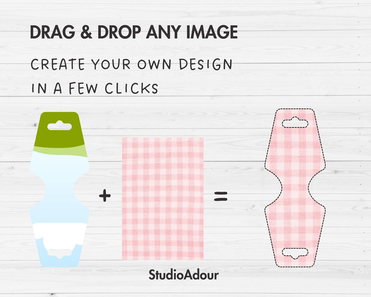 Scrunchie Tag Canva Template, Editable Scrunchie Label, Drag and Drop, Printable Scrunchie Holder, Display Tag, Headband Label