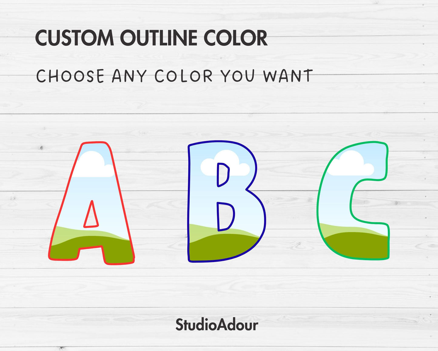 Doodle Alphabet Canva Template, Handwritten Doodle Letters, Drag and Drop, Editable Canva Font, Canva Frames Bundle, Letter PNG, Sublimation
