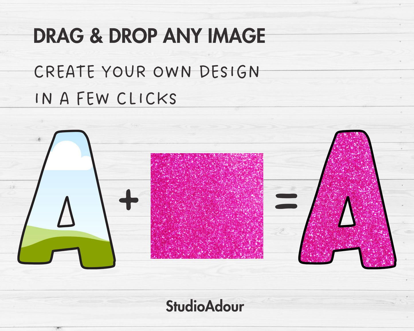 Doodle Alphabet Canva Template, Handwritten Doodle Letters, Drag and Drop, Editable Canva Font, Canva Frames Bundle, Letter PNG, Sublimation