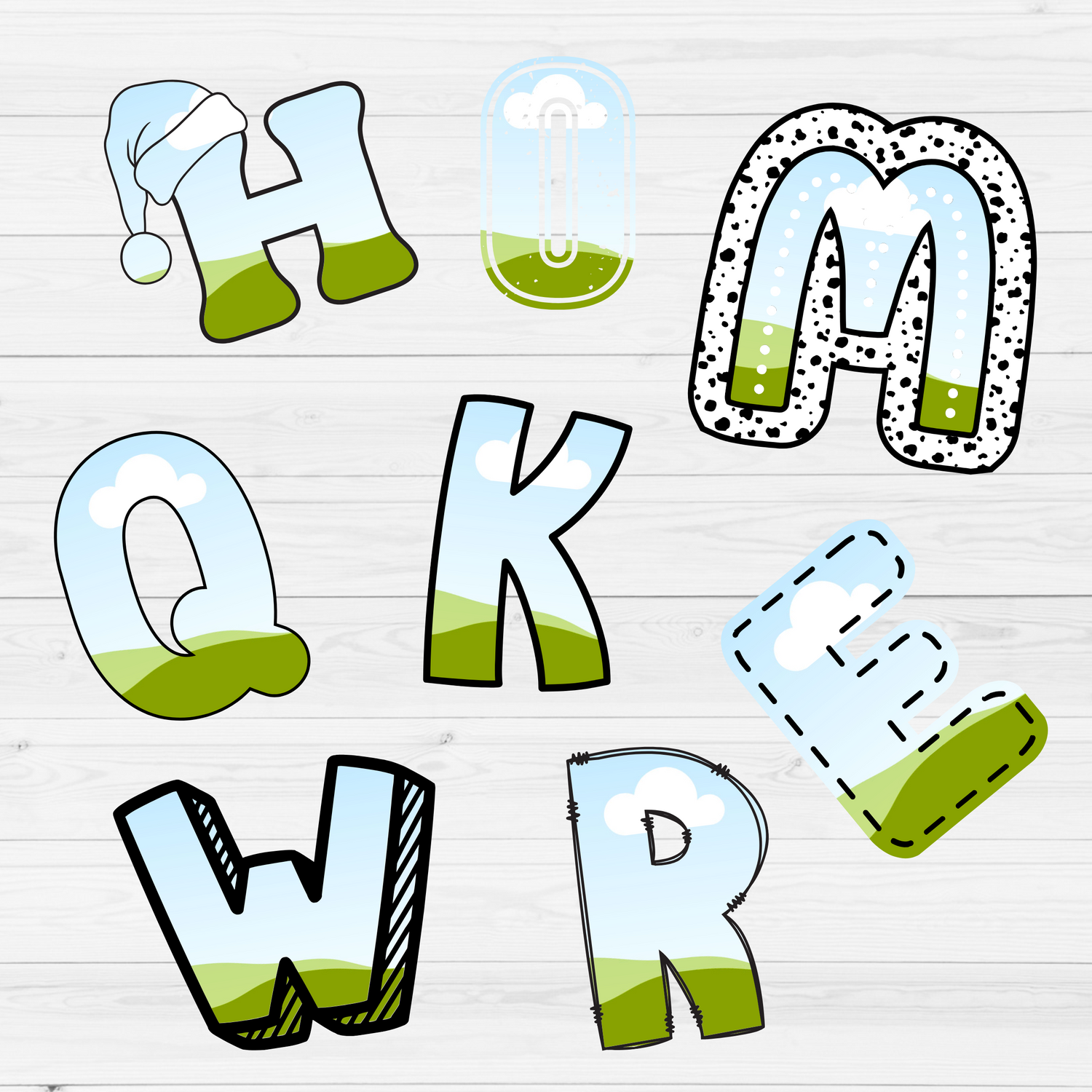 Canva Alphabets