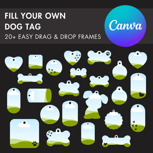 Design Your Own Dog Tag on Canva