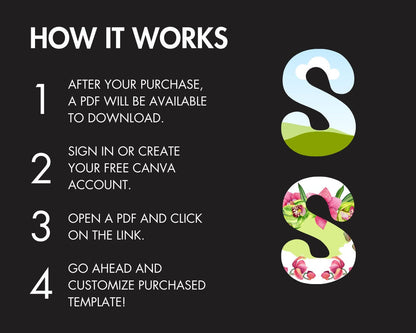 Design Your Own Letters on Canva, Doodle Letters Canva Frames, Cartoon Font Canva Template, Sublimation Design, Easy Drag and Drop Alphabet