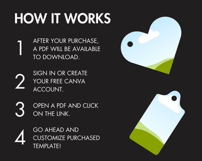 Design Your Own Tag on Canva, Editable Gift Tag Template, Tag Canva Frames Bundle, Price Tag Drag and Drop Canva Frames, Tag Silhouettes