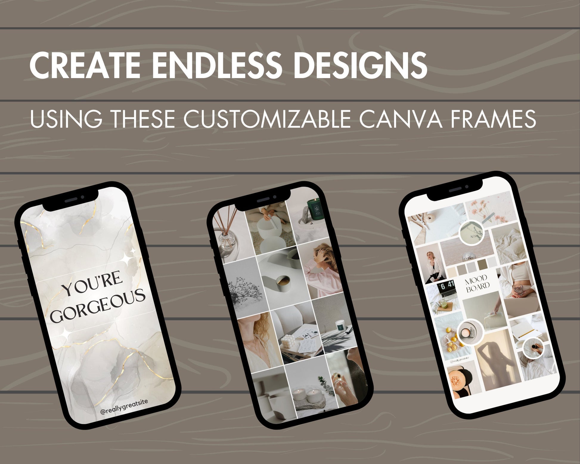 Device Mockup Bundle, Canva, Canva Phone Template, Editable Laptop Mockup, Canva Frames Bundle, Digital Product Mockup Set, Drag and Drop