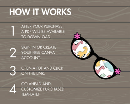 Design Your Own Sunglasses Canva Frames, Editable Eyeglasses Canva Template, Glasses Bundle, Aviators PNG, Drag and Drop Eyewear Frames