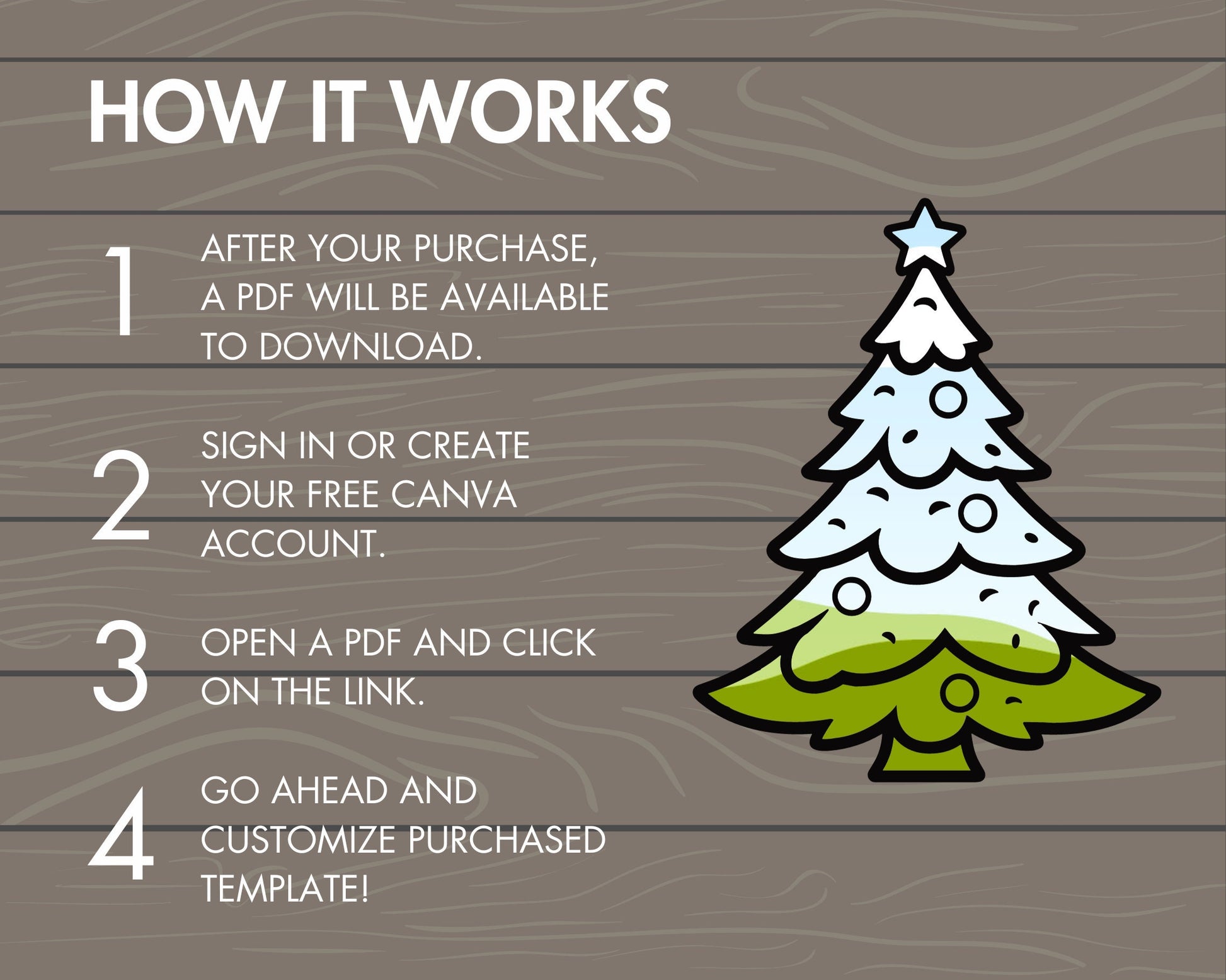 Design Your Own Christmas Trees, Xmas Canva Template, Drag and Drop Photo, Christmas Tree Canva Frames Bundle, Christmas Clipart, Silhouette