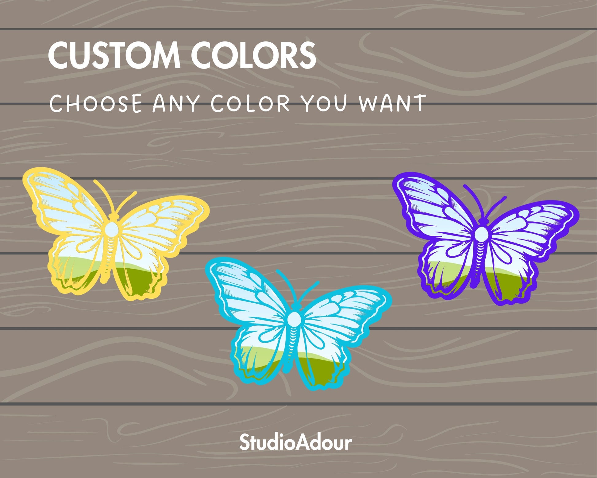 Design Your Own Butterlfy on Canva, Canva Frames Bundle, Drag and Drop Photo, Sublimation Designs, Editable Butterfly Silhouette Template