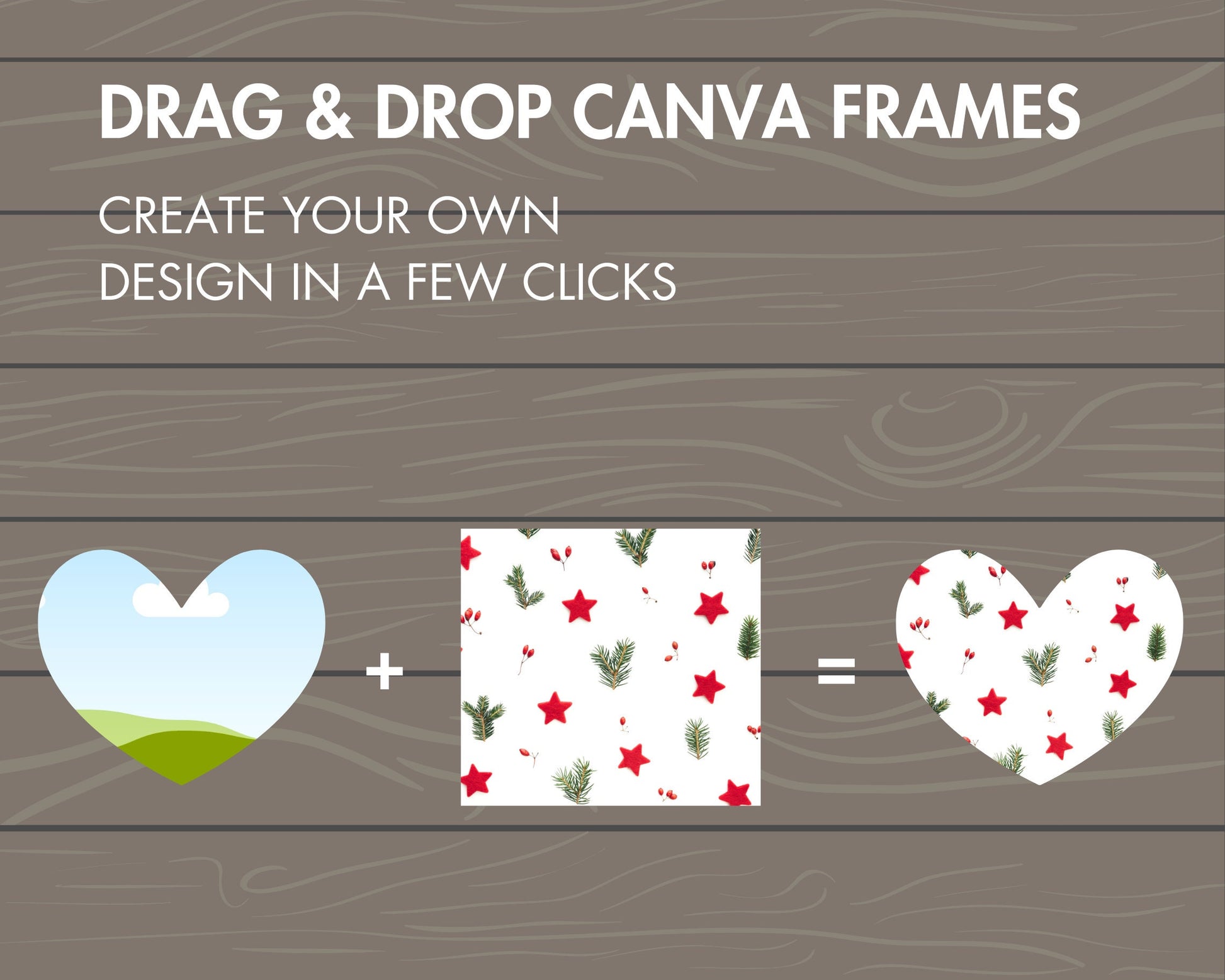 Design Your Own Mermaid on Canva, Sea Canva Template, Seashell Clipart, Mermaid Silouhette, Starfish PNG, Drag and Drop, Canva Frames Bundle