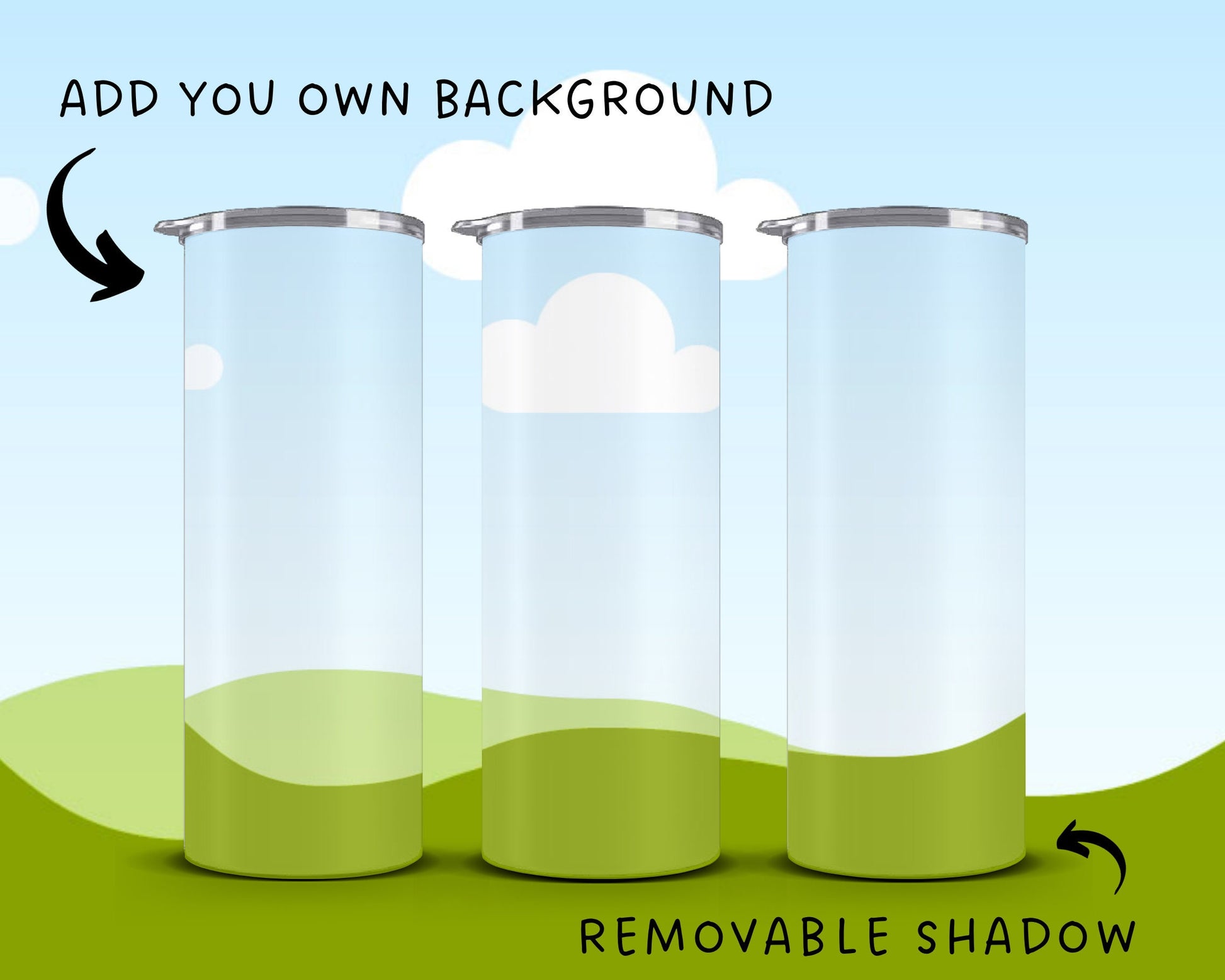 20 Oz Skinny Tumbler Mockup, Transparent Tumbler Mockup Canva, Full Wrap Tumbler Canva Template, Realistic Tumbler Mock, Easy Drag and Drop