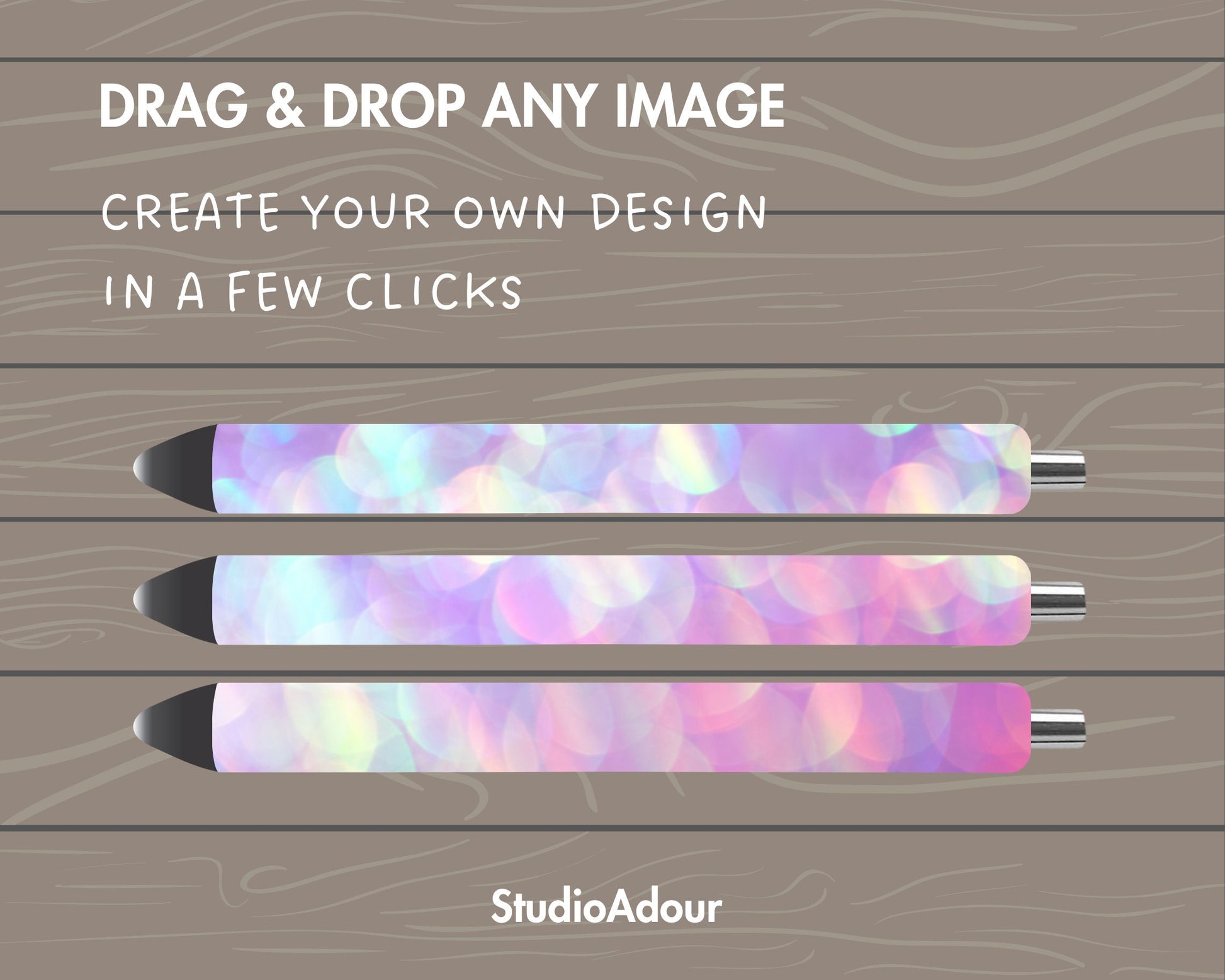 Full Wrap Small Pen Mockup, Epoxy Pen Canva Mockup, Easy Drag and Drop, Editable Pen Canva Template, Sublimation Pen Mockup, Seamless Design