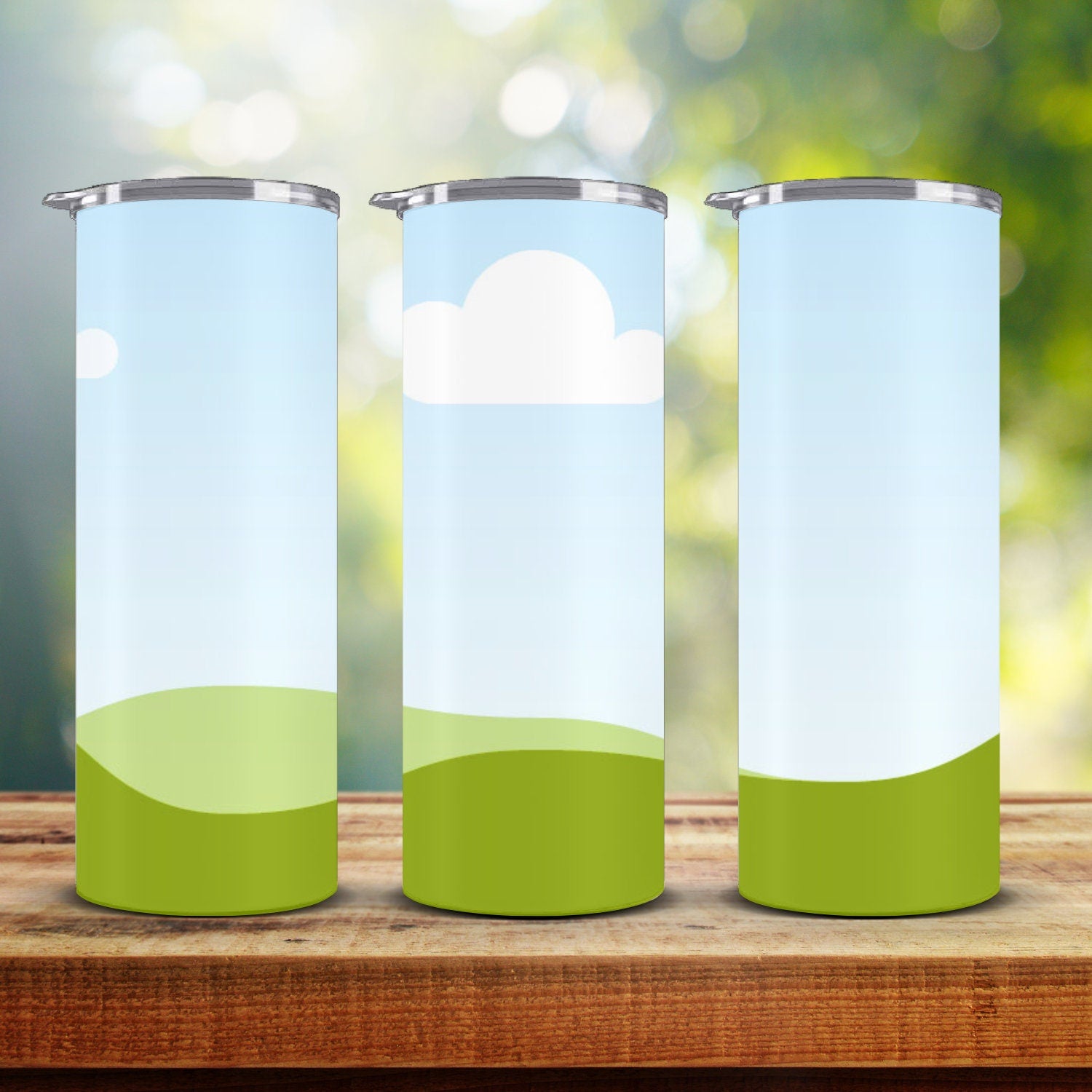 20 Oz Skinny Tumbler Mockup, Transparent Tumbler Mockup Canva, Full Wrap Tumbler Canva Template, Realistic Tumbler Mock, Easy Drag and Drop