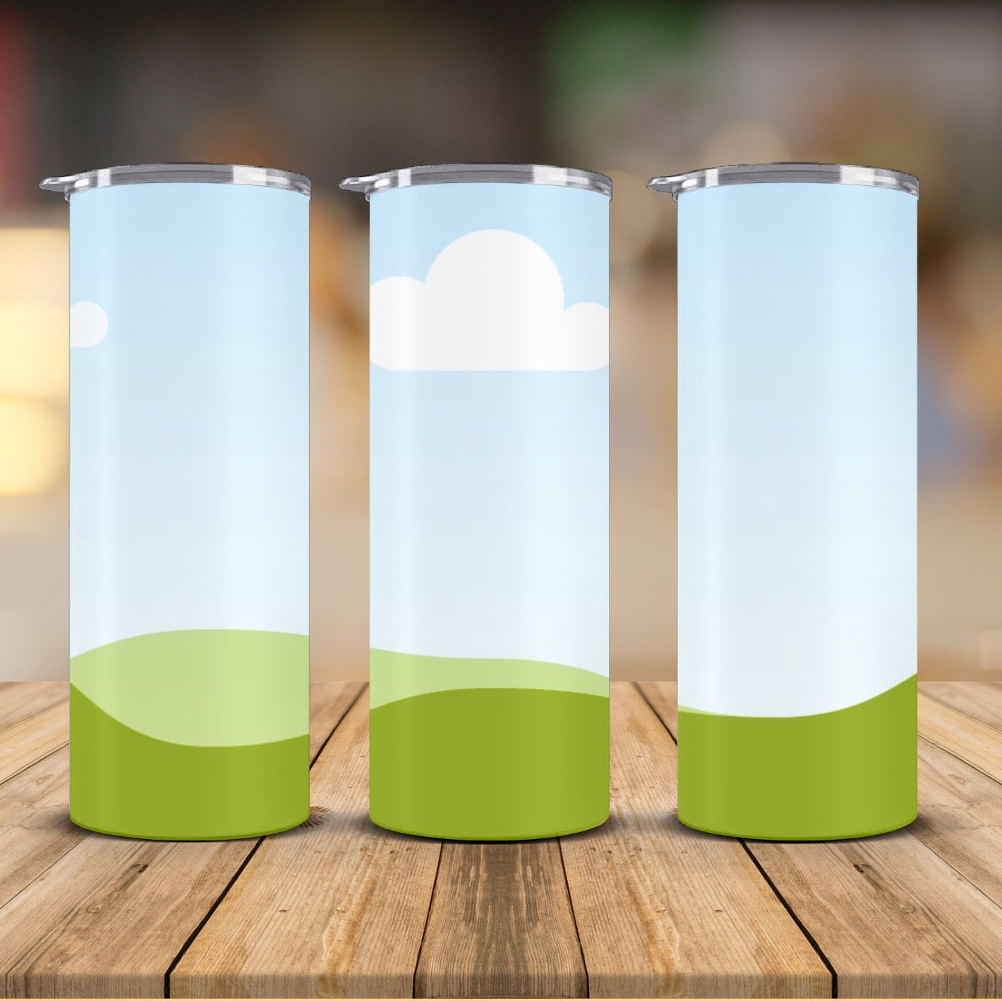 20 Oz Skinny Tumbler Mockup, Transparent Tumbler Mockup Canva, Full Wrap Tumbler Canva Template, Realistic Tumbler Mock, Easy Drag and Drop