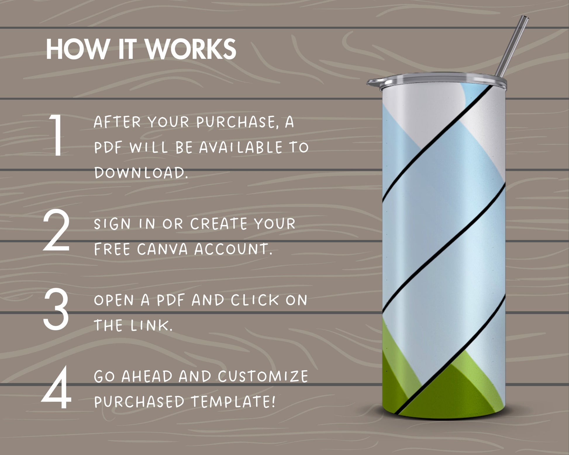 Design Your Own Stripes Pattern 20oz Skinny Tumbler Template, Editable Canva Template, Drag an Drop Burst Tumbler Template, Tumbler Wrap