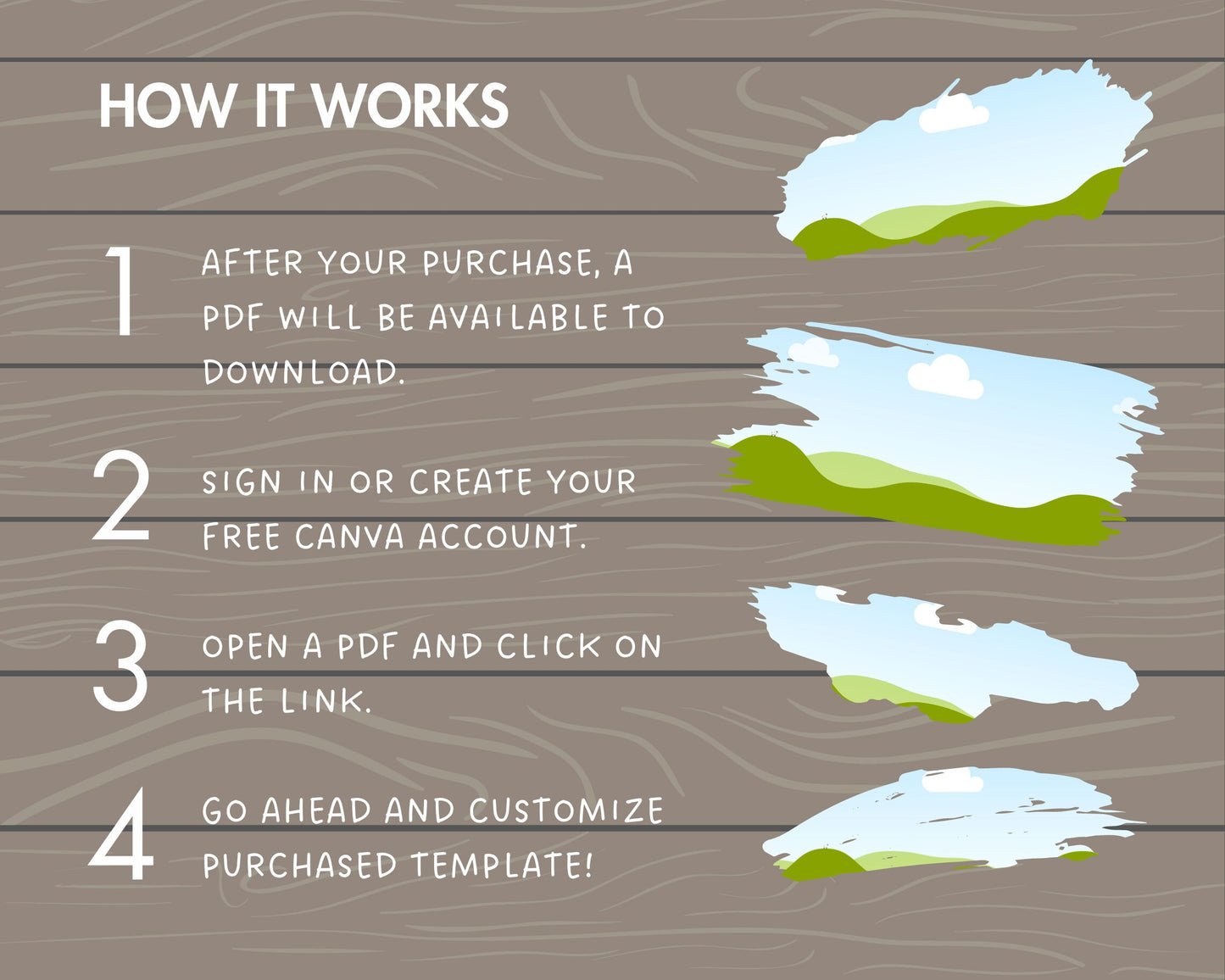 Design Your Own Brush Strokes, Paint Brush Strokes, Editable Canva Template, Easy Drag and Drop, Ink Brush, Paint Line Canva Frames Bundle
