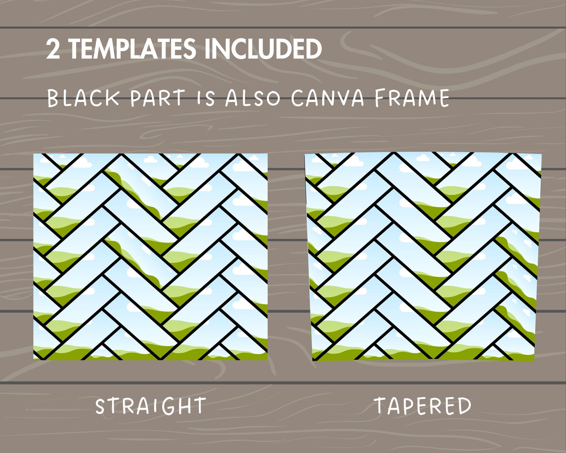 Design Your Own Herringbone Burst Tumbler Template, 20oz Straight Skinny Tumbler Canva Template, Drag and Drop, Seamless Skinny Tumbler Wrap