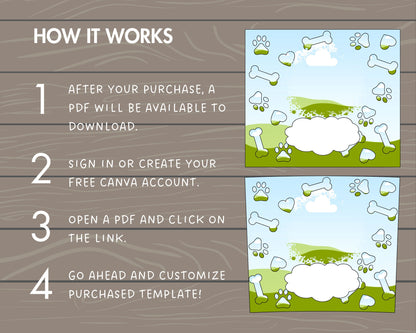 Dog Photo Tumbler Editable Canva Template, 20oz Skinny Tumbler Wrap, Drag an Drop PNG, Burst Tumbler Template, Straight & Tapered DIY Wrap