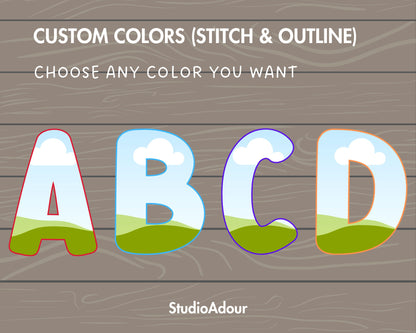 Design Your Own Doodle Letters on Canva, Doodle Alphabet Canva Template, Drag and Drop, Editable Canva Font, Canva Frames Bundle, Letter PNG
