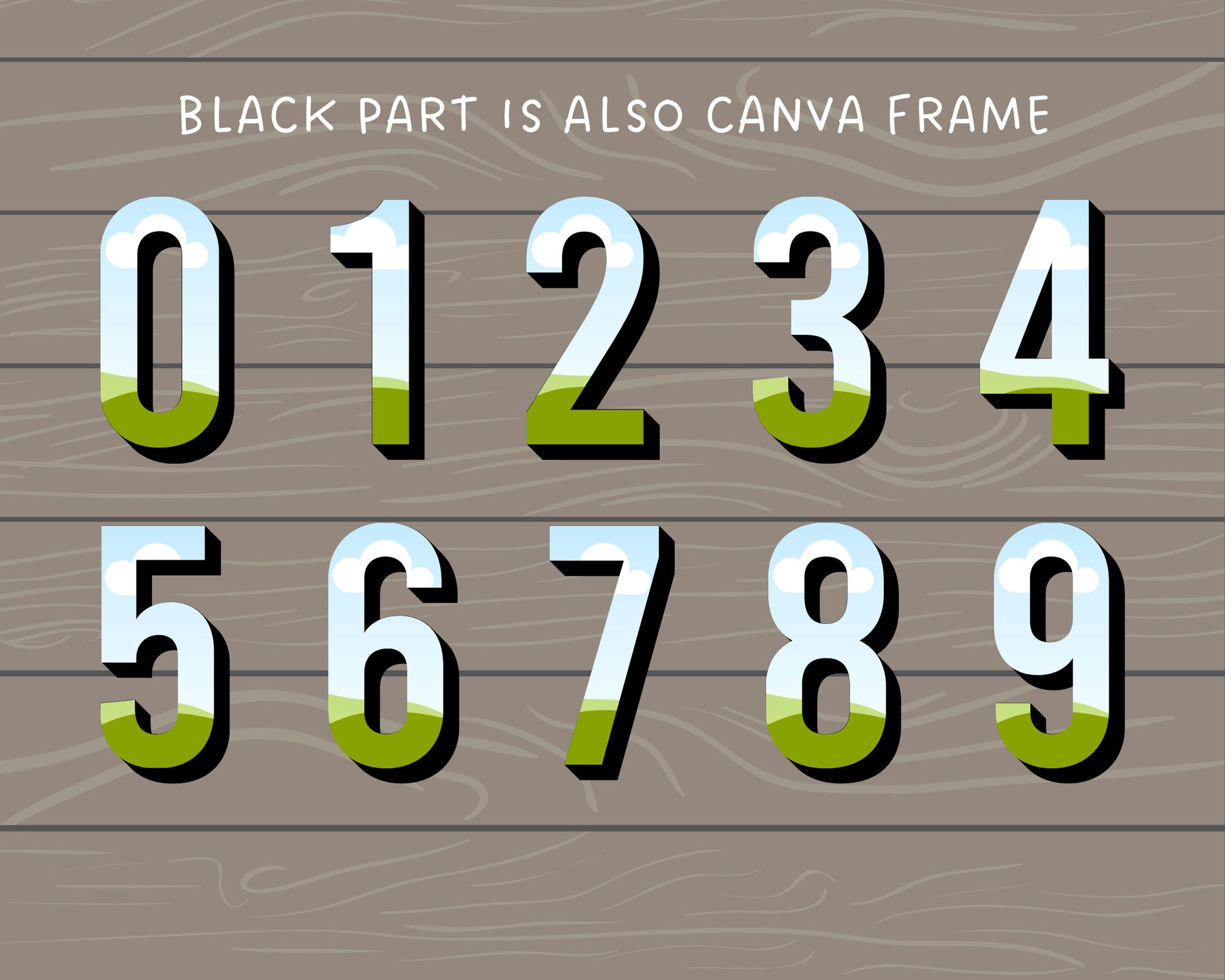 Design Your Own 3D Letters on Canva, 3D Alphabet Canva Template, Drag and Drop, Editable Canva Alphabet, Canva Frames Bundle, Digital Letter