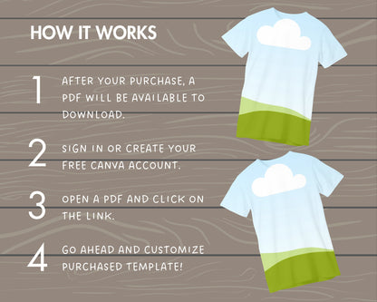 T-shirt Canva Mockup, Tshirt Canva Template, Easy Drag and Drop, Realistic Canva Mockup, Realistic Shirt Canva Mockup, Custom Color T-shirt