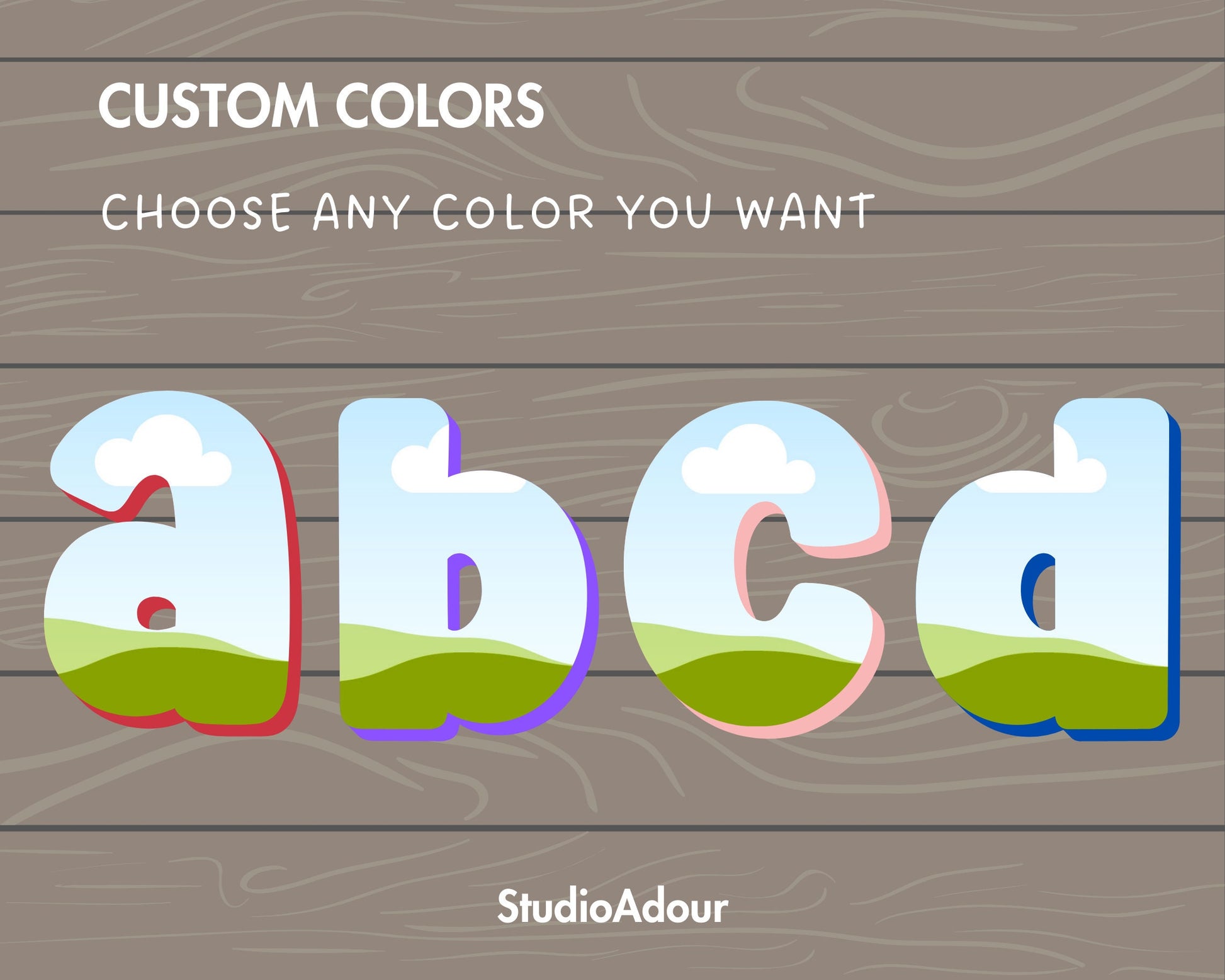 Design Your Own Doodle Letters on Canva, Doodle Alphabet Canva Template, Drag and Drop, Editable Canva Alphabet, Canva Frames Bundle, DIY