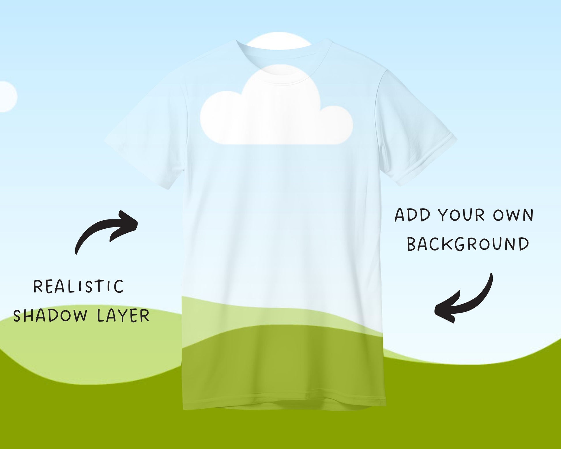 T-shirt Canva Mockup, Tshirt Canva Template, Easy Drag and Drop, Realistic Canva Mockup, Realistic Shirt Canva Mockup, Custom Color T-shirt