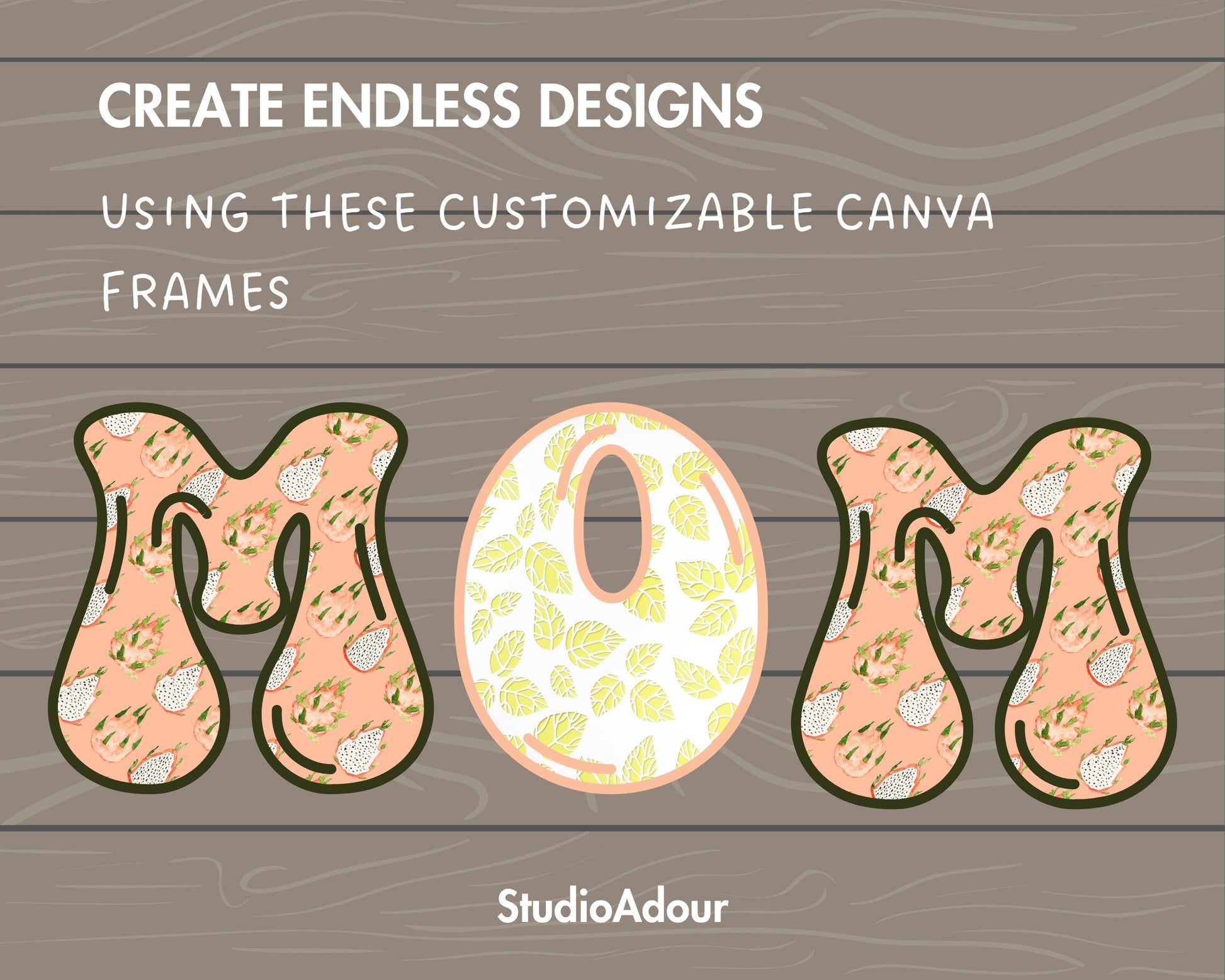 Design Your Own Groovy Alphabet on Canva, Groovy Letters and Numbers Canva Template, Editable Retro Letters , Drag and Drop, Vintage Letters