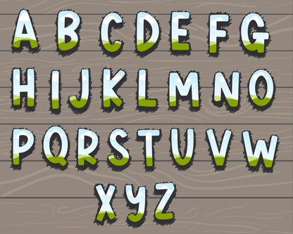 Design Your Own Scribble Alphabet on Canva, Doodle Letters & Numbers Canva Template, Drag and Drop, Editable Retro Letters, Pencil Letters