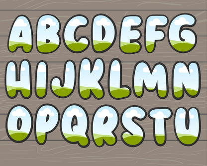 Digital Stitch Alphabet Canva, Faux Embroidery Applique Letters and Numbers, Drag and Drop, Canva Frames Bundle, DIY Letters Frames Canva