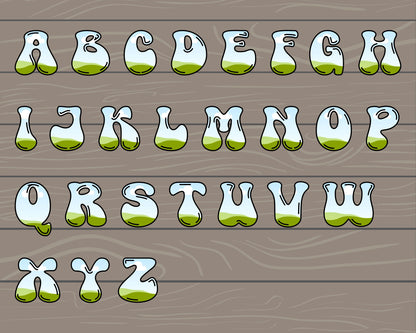 Design Your Own Groovy Alphabet on Canva, Groovy Letters and Numbers Canva Template, Editable Retro Letters , Drag and Drop, Vintage Letters