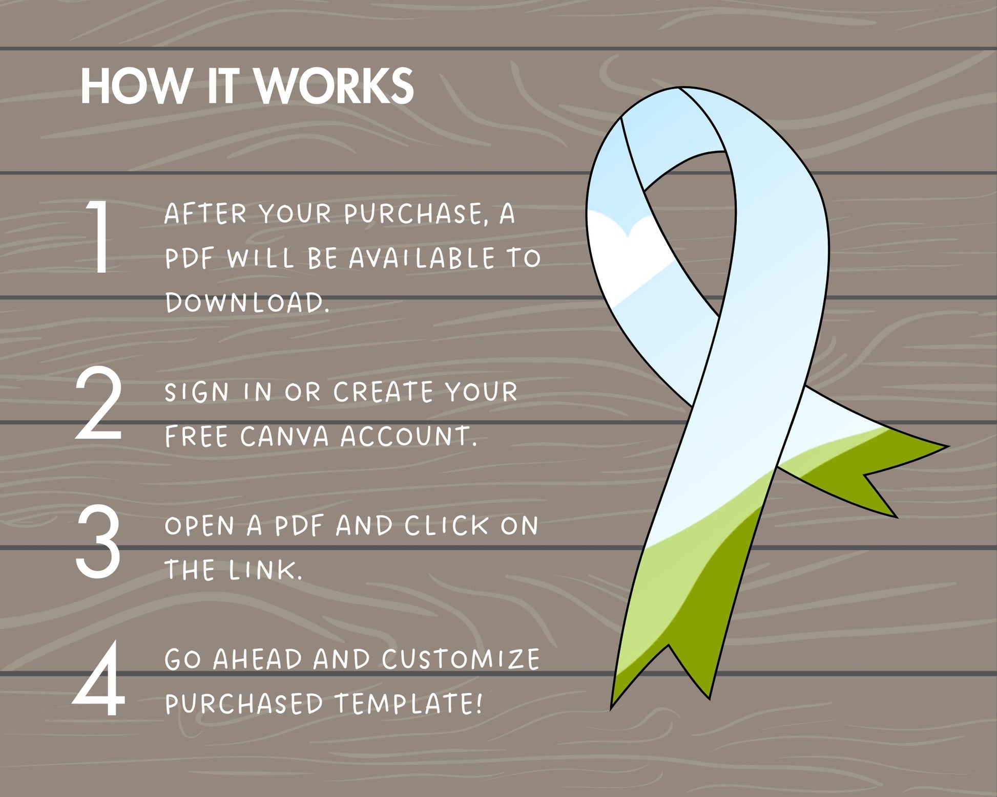 Design Your Own Awareness Ribbon on Canva, Awareness Ribbon Canva Template, Easy Drag and Drop, Editable Ribbon Canva Frames, Breast Cancer