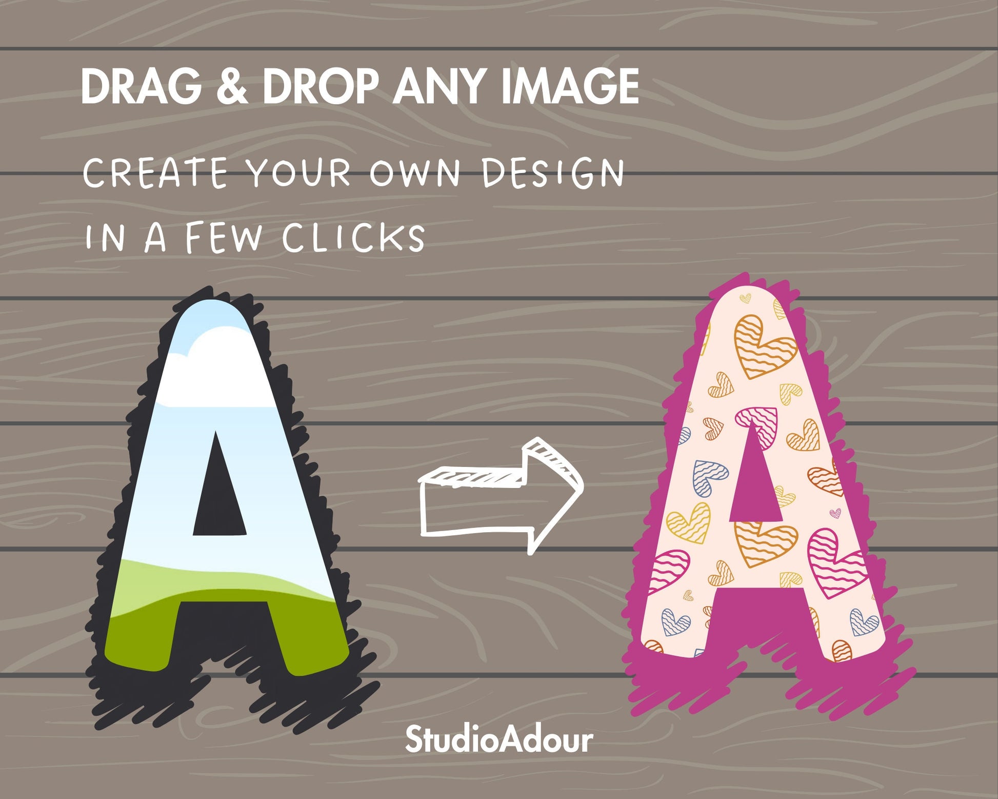Design Your Own Scribble Alphabet on Canva, Doodle Letters & Numbers Canva Template, Drag and Drop, Editable Retro Letters, Pencil Letters