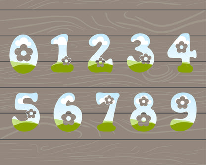 Design Your Own Daisy Alphabet on Canva, Groovy Letters and Numbers Canva Template, Drag and Drop, Editable Flower Letters, DIY Canva Frames