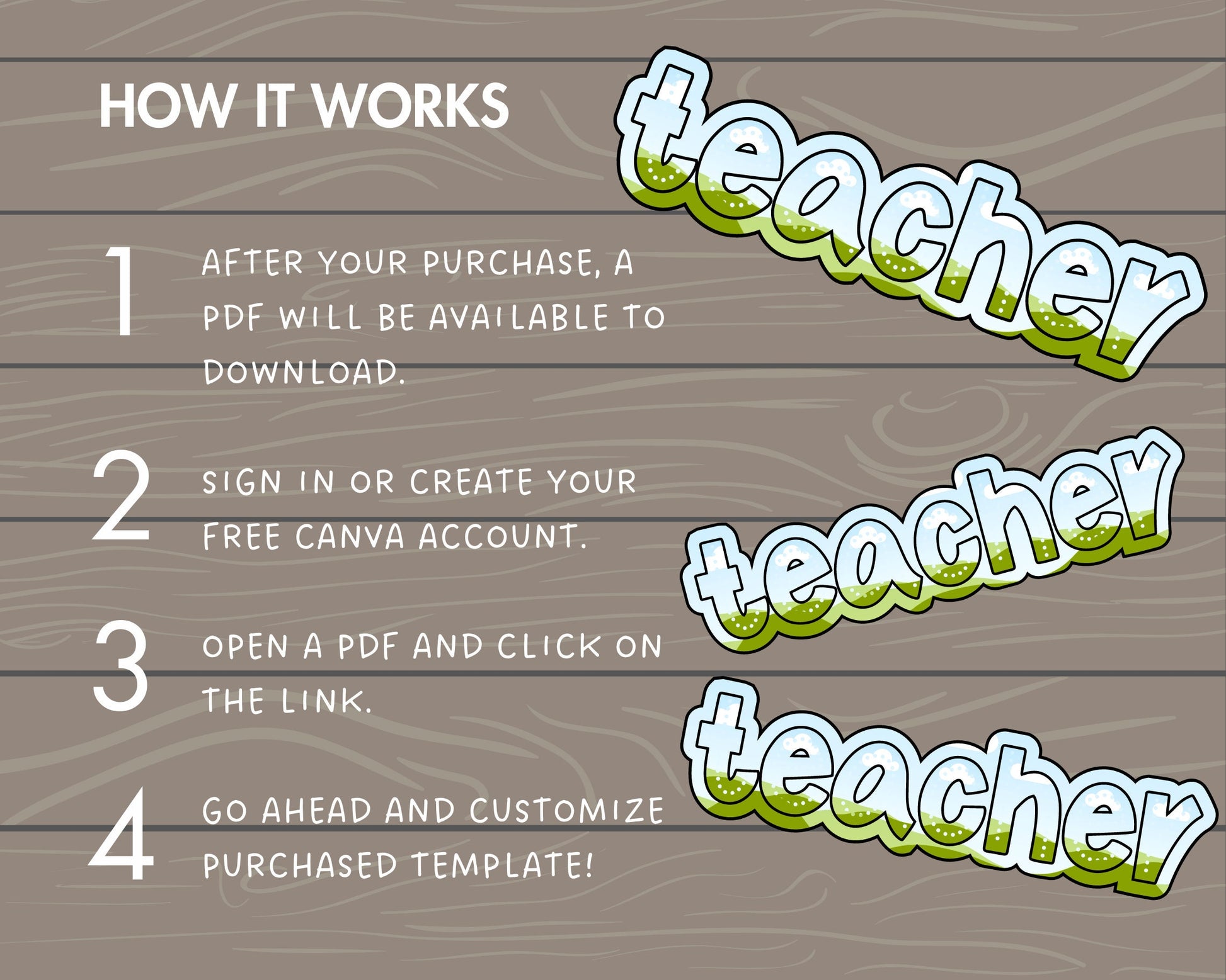 Design Your Own Teacher Design, Teacher Design Template, Drag and Drop Canva Frame, Editable Canva Frame, Colorful Teacher, School Spirit
