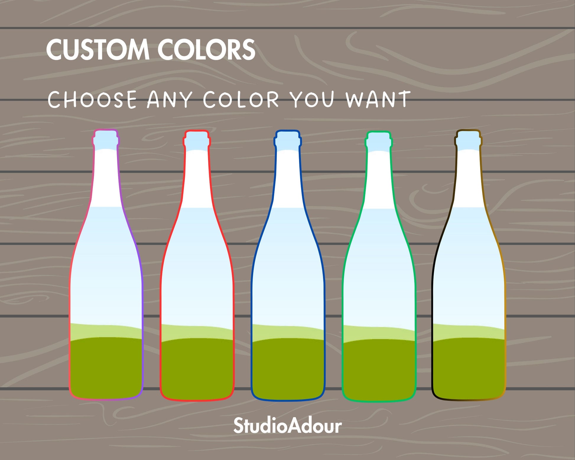 Design Your Own Wine Bottle on Canva, Wine Bottle Templates, Drag and Drop Canva Frames Bundle, Wine Clipart, Editable Alcohol Bottle
