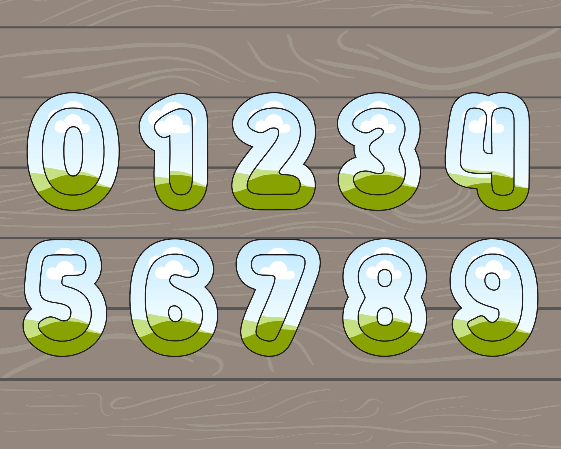 Design Your Own Uppercase Letters & Numbers Canva Frames, Doodle Alphabet Canva Template, Easy Drag and Drop, Sublimation Design Letters PNG
