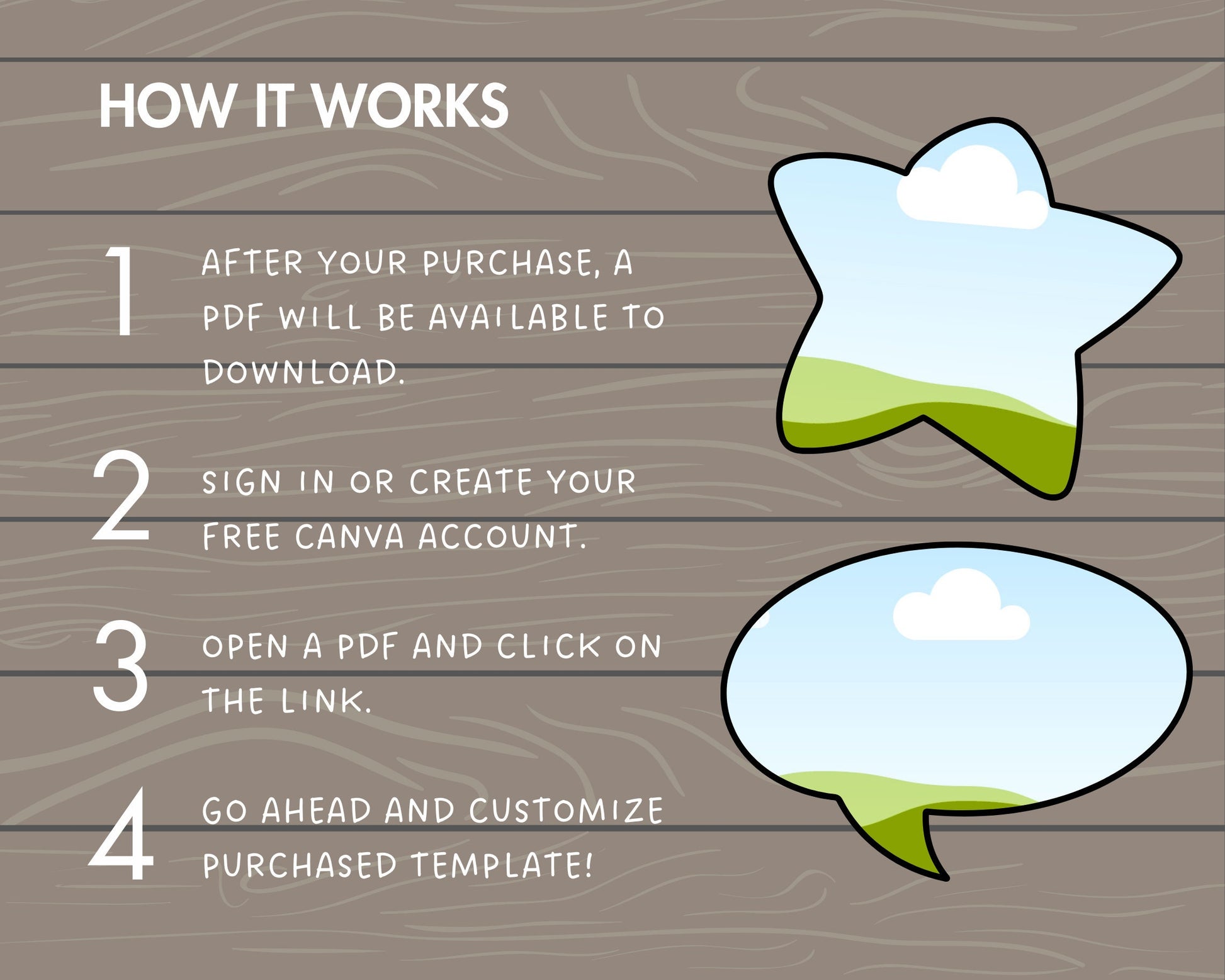 Design Your Own Chat Bubble Canva Frame, Editable Text Bubble Template, Canva Frames Bundle, Drag and Drop, Cartoon Chat Clouds, Comic Text