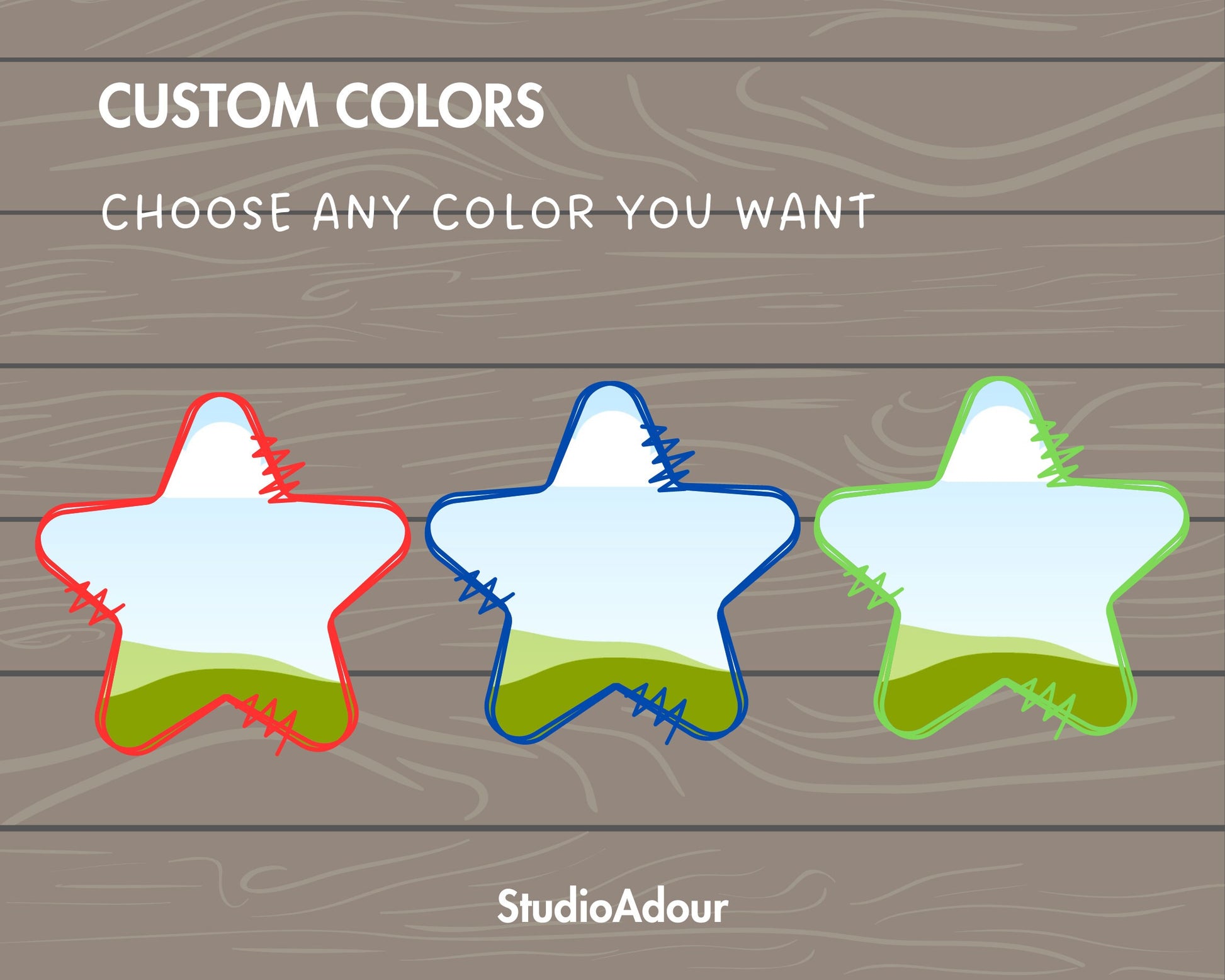 Design Your Own Doodle Starts on Canva, Star Canva Template, Drag and Drop, Editable Canva Frames, Stars Bundle, Night Star, Christmas Star
