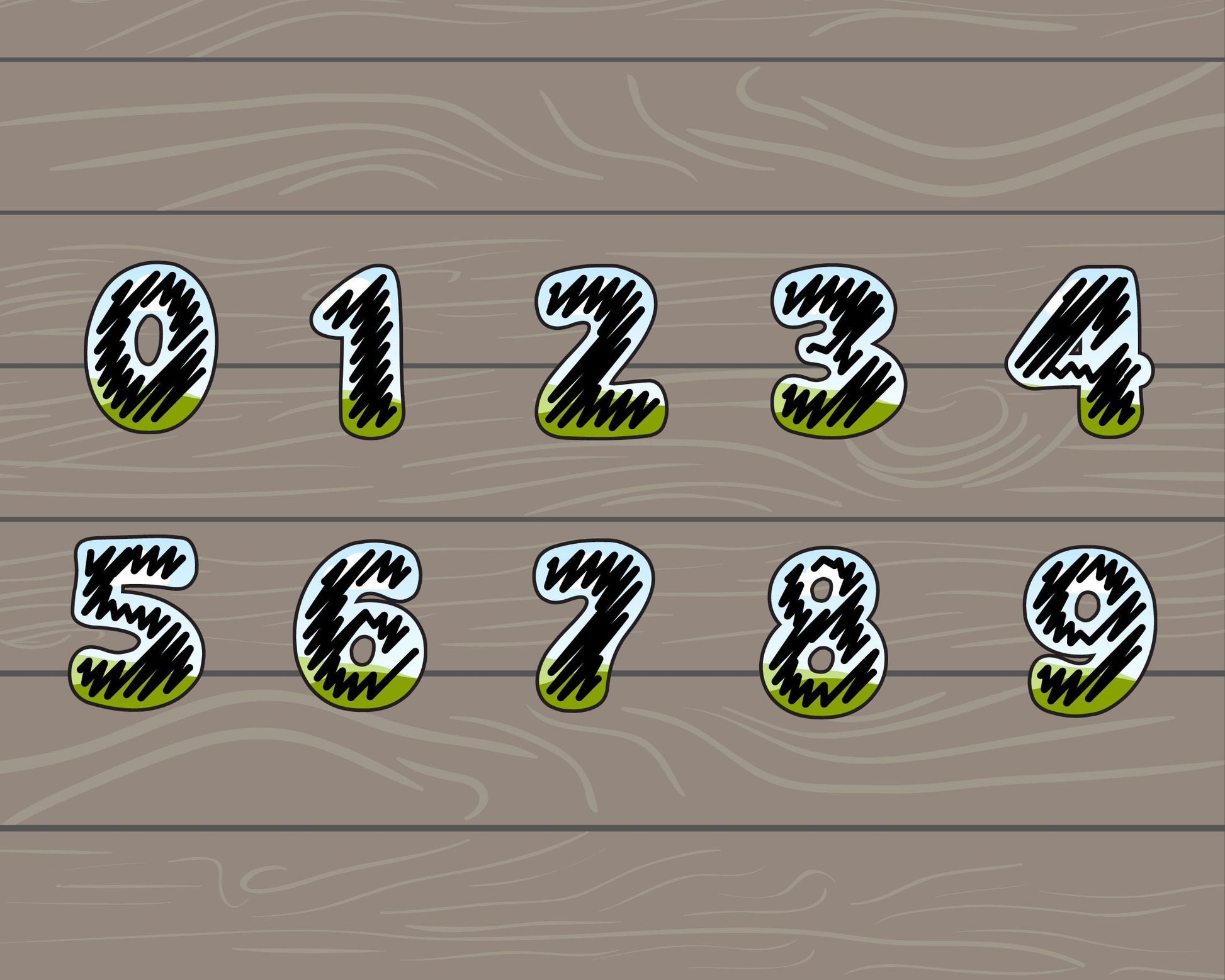 Design Your Own Scribble Letters on Canva, Doodle Alphabet Canva Template, Easy Drag and Drop, Editable Hand-Drawn Letters & Numbers, PNG