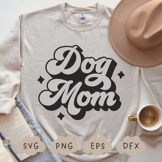 Dog Mom Svg, Dog Mama Shirt PNG, Dog Lover Svg, Dog Mother Svg, Retro Dog Mom SVG, Dog Mom Club, Cricut Svg, Fur Mom SVG, Commercial Use