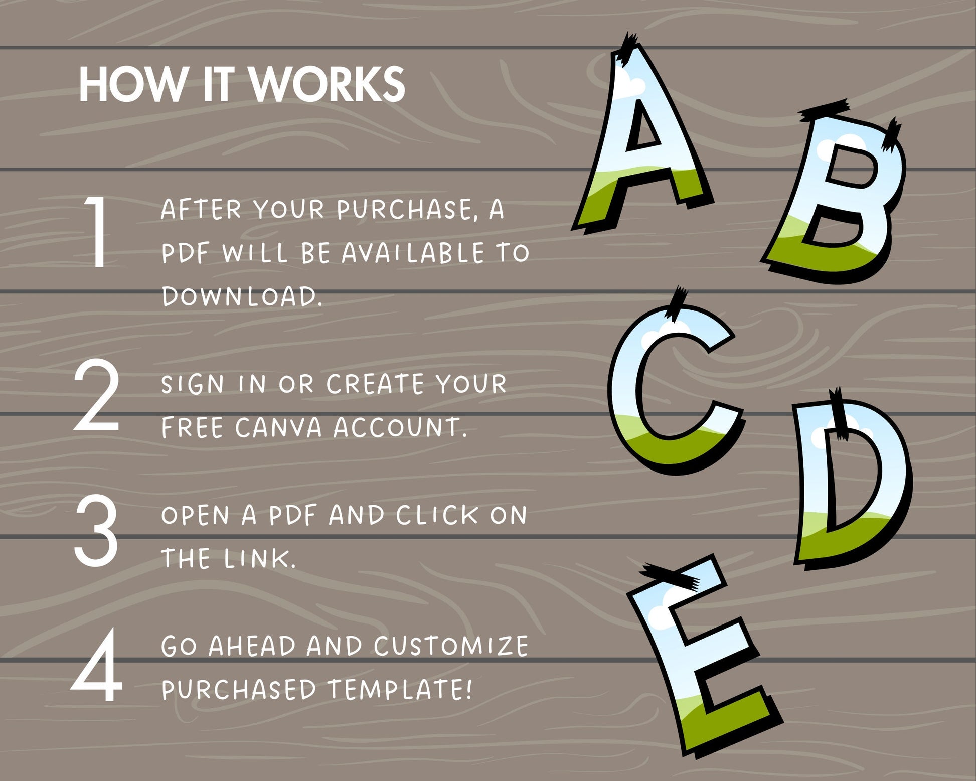Design Your Own Sticker Letters Canva Frames, Letters & Numbers Canva Template, Editable Alphabet Canva, Drag and Drop, School Letters