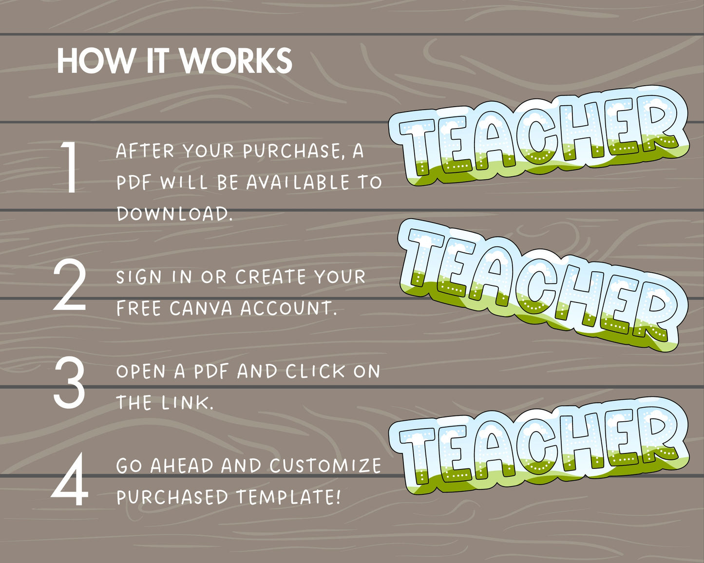 Design Your Own Teacher Design, Teacher Design Template, Drag and Drop Canva Frame, Editable Canva Frame, Colorful Teacher, School Spirit